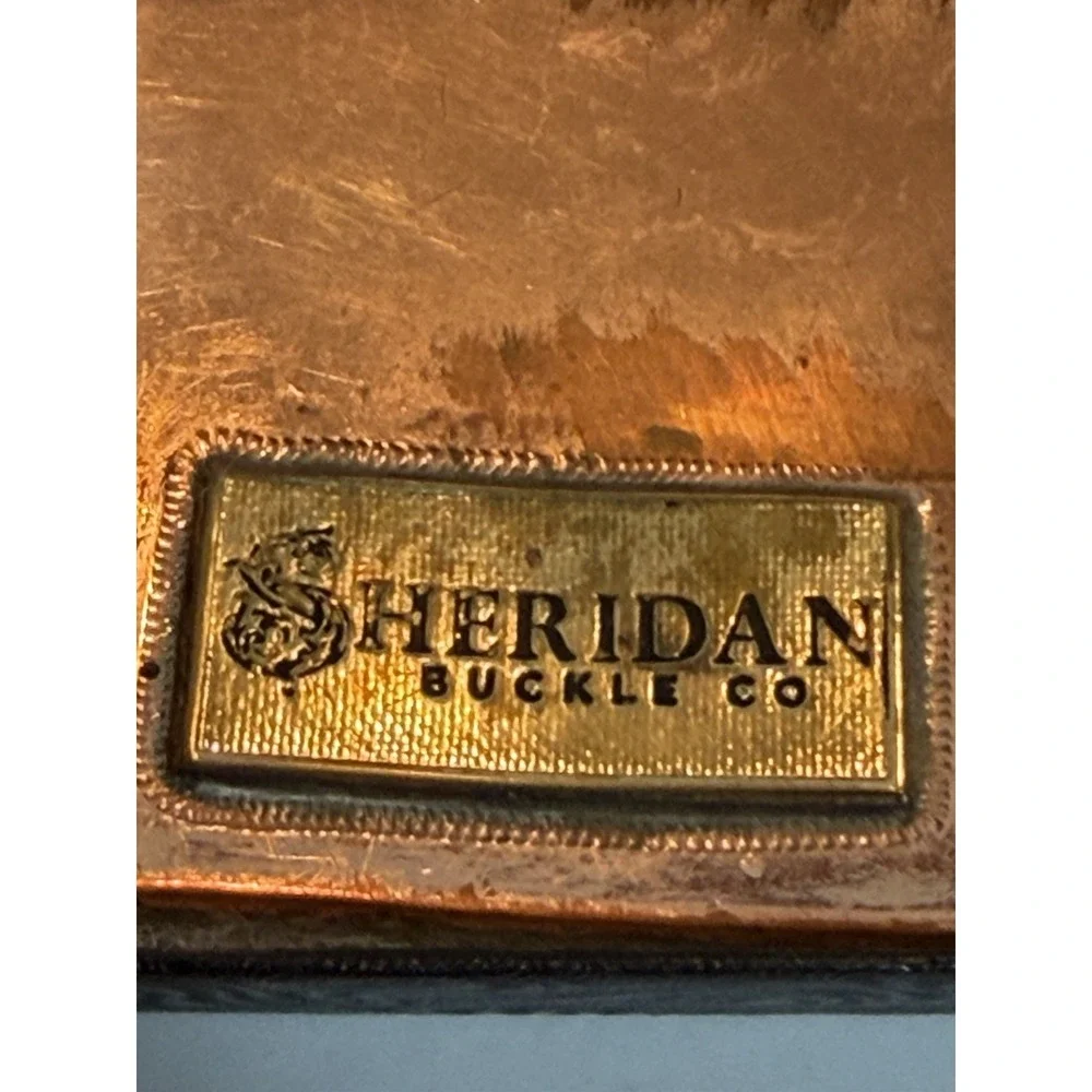 2004 Sheridan Buckle Co. Customized Belt Buckle Arizona 4.5